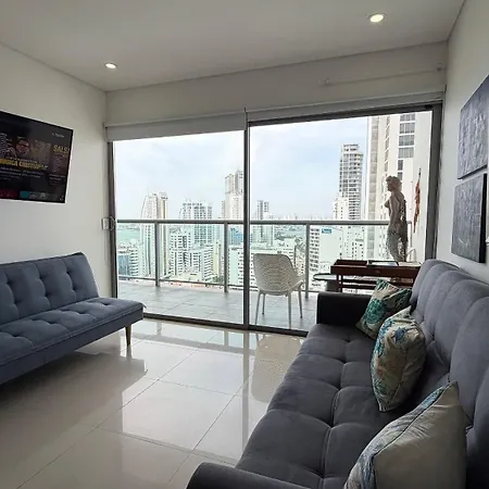 Apartamento Infinitum - Spectacular Sea View 25th Floor Cartagena